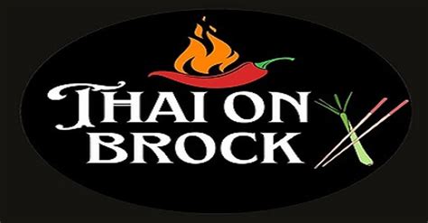 thai on brock|thai brock menu.